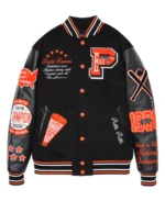 Pelle Pelle Black Varsity Jacket