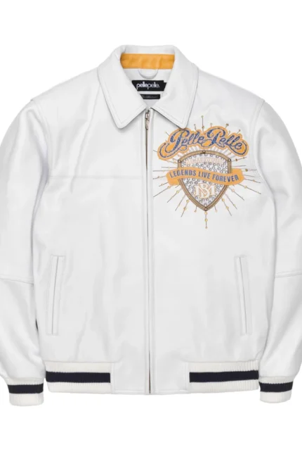 Pelle Pelle Legends Live Forever White Jacket - Jacket Boutique