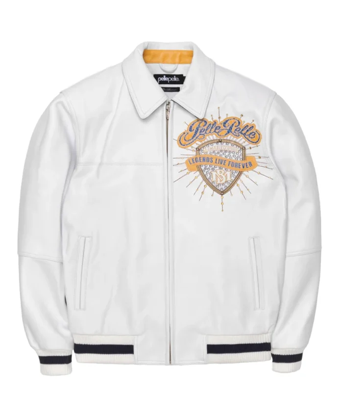 Pelle Pelle Legends Live Forever White Jacket - Jacket Boutique