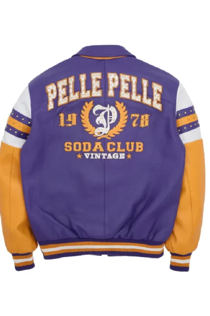 Pelle Pelle Purple Vintage Arches Jacket Back - Jacket Boutique