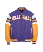 Pelle Pelle Purple Vintage Arches Jacket Front - Jacket Boutique