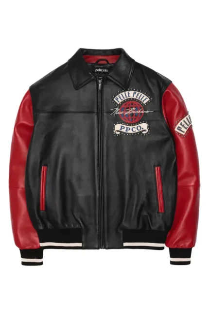 Pelle Pelle Red World Tour Jacket Front - Jacket Boutique