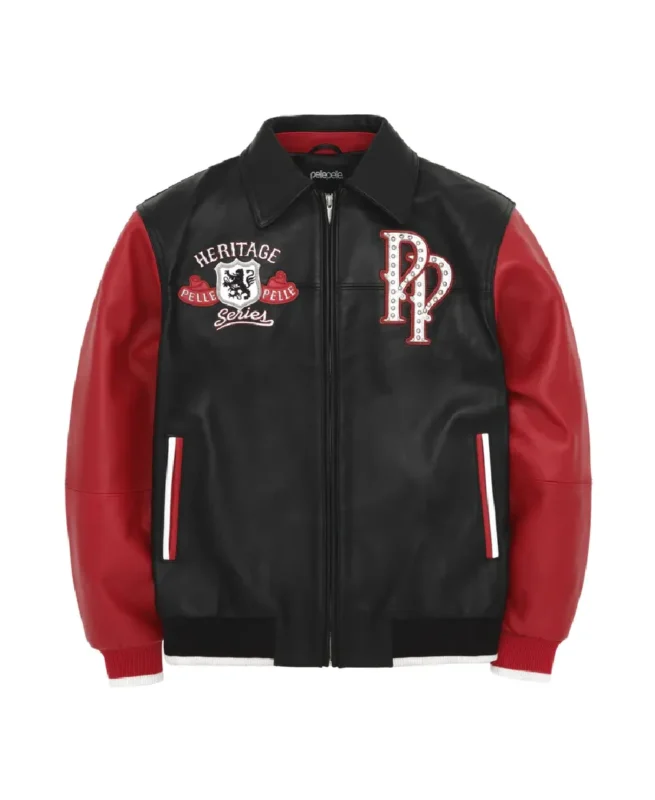 Pelle Pelle Soda Club Red Heritage Jacket Front - Jacket Boutique