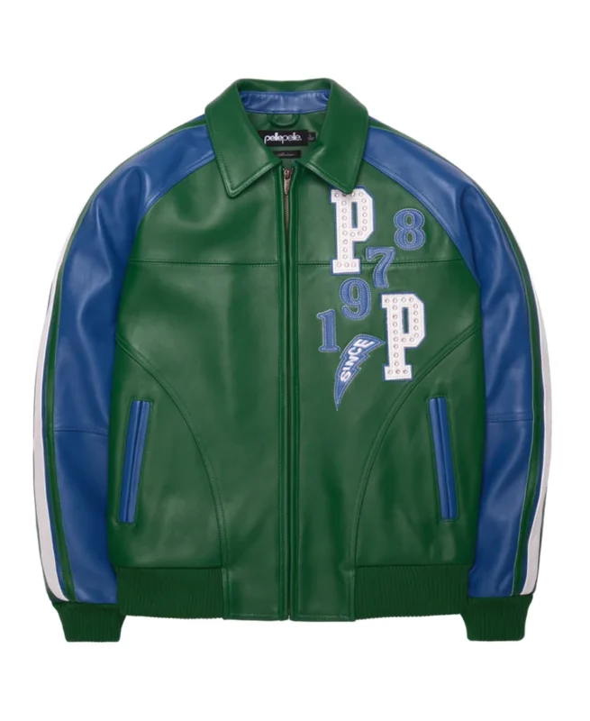 Pelle Pelle Soda Club Tiger Green Jacket - Jacket Boutique