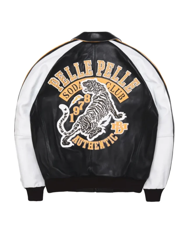 Pelle Pelle Soda Club Tiger Jacket Back - Jacket Boutique