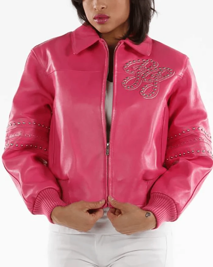 Shop 78 Pelle Pelle Vintage Legend Pink Jacket For Women On Sale - Jacket Boutique