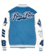 Shop Pelle Pelle Blue Varsity Jacket For Men And Women On Sale