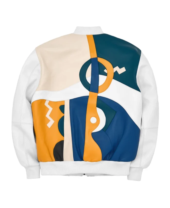 Shop Pelle Pelle Picasso Plush White jacket For Men And Women On Sale