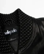 pelle pelle basic burnish black jacket collar