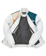 pelle pelle picasso plush white jacket inner