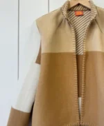 Lily Eve Caramel Box Blanket Jacket side - jacket boutique