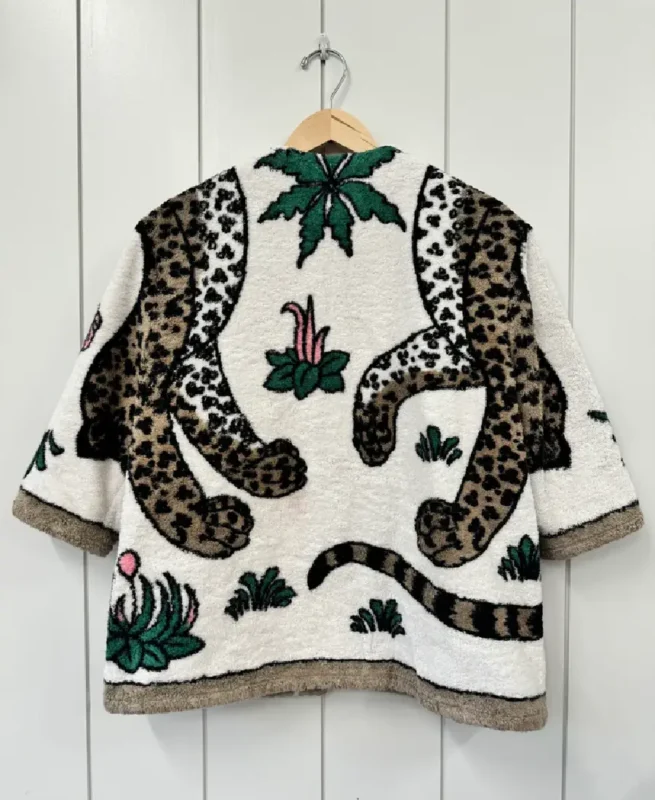 Lily Eve Hermes Paris Leopard Jacket back - Jacket Boutique