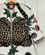 Lily Eve Hermes Paris Leopard Jacket front - Jacket Boutique