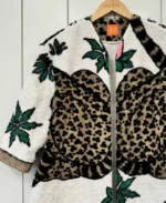 Lily Eve Hermes Paris Leopard Jacket side view - Jacket Boutique