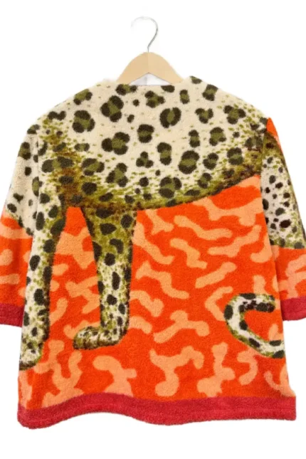 Lily Eve Pink Leopard Jacket back - Jacket Boutique