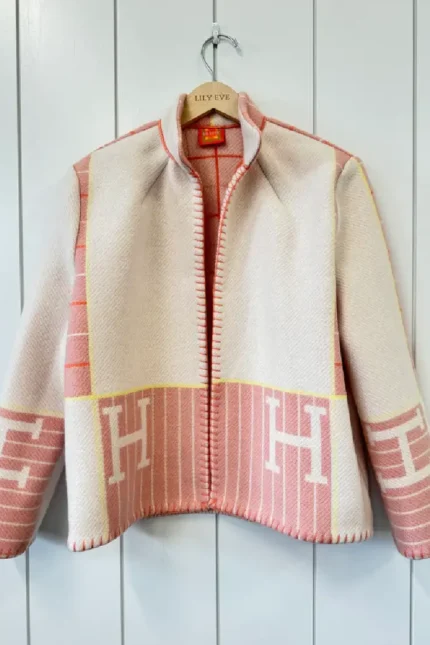 Lily Eve Pink Patch Blanket Jacket - jacket boutique