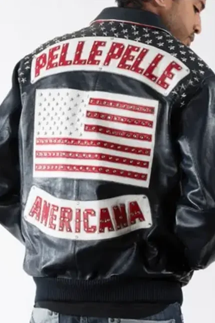 Pelle Pelle American Black Leather Jacket - Jacket Boutique