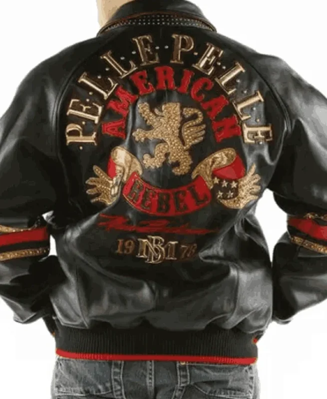 Pelle Pelle American Rebel Black Studded Jacket - Jacket Boutique