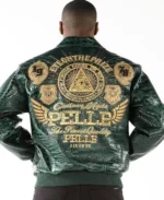 Pelle Pelle Eye On The Prize Green Leather Jacket - Jacket Boutique