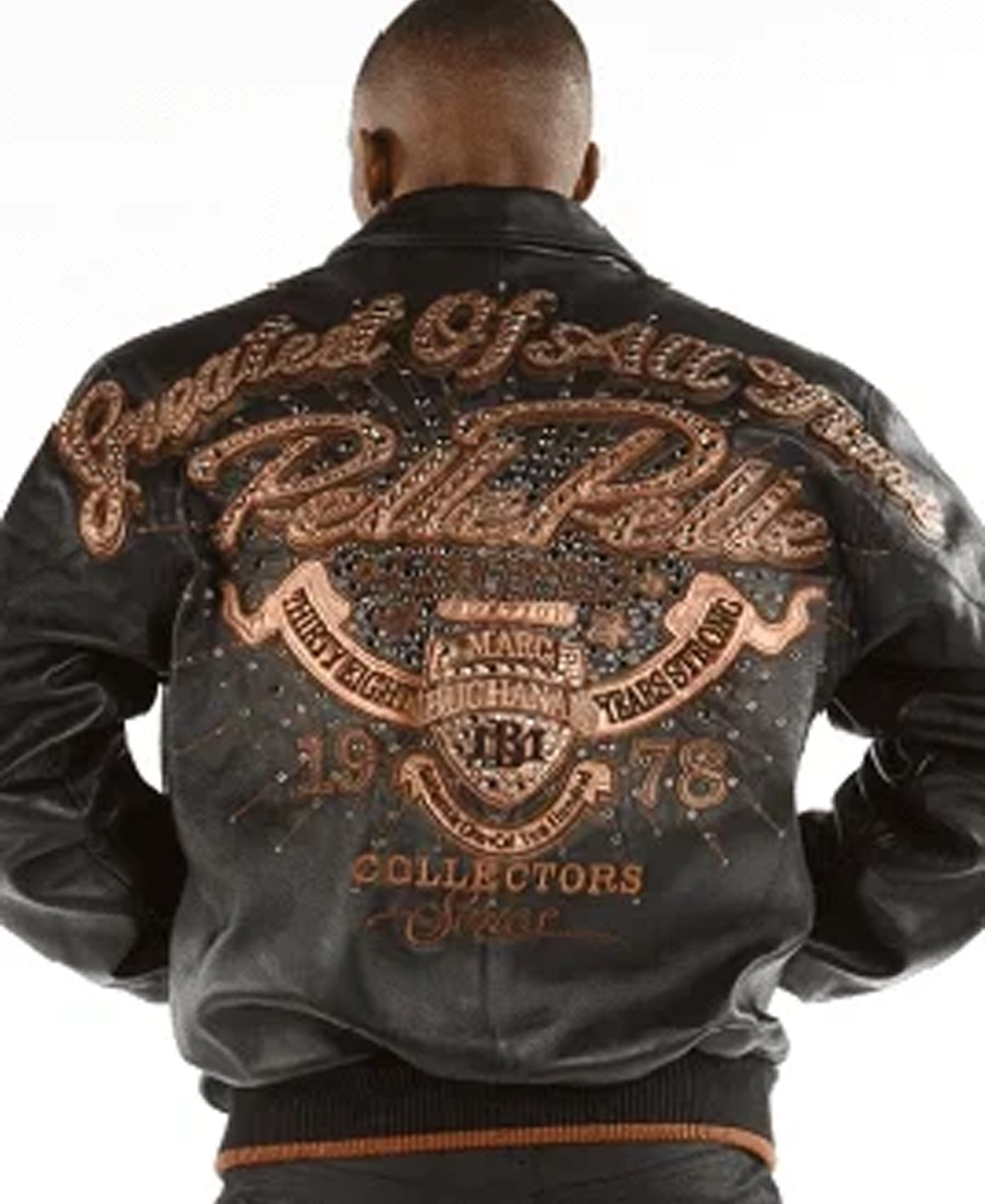 Pelle Pelle Greatest Of All Time Black Leather Jacket - Jacket Boutique