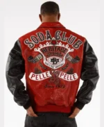 Pelle Pelle Heritage Red And Black Soda Leather Jacket - Jacket Boutique