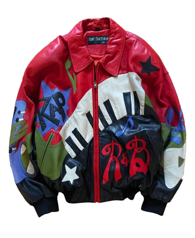 Pelle Pelle Red Rap Leather Piano Jacket - Jacket Boutique