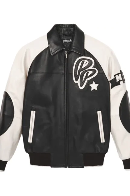 Pelle Pelle Soda Club Plush Black And White Jacket - Jacket Boutique