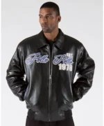 Pelle Pelle World Tour EST. 1978 Black Jacket Front - Jacket Boutique