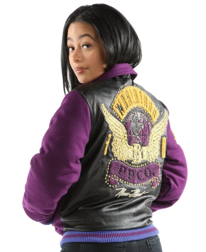 Pelle Pelle World Tour Purple MB Jacket Back 02 - Jacket Boutique