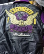 Pelle Pelle World Tour Purple MB Jacket Back 03 - Jacket Boutique