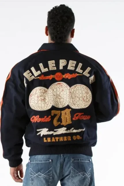 Pelle Pelle World Tour Wool Jacket Back - Jacket Boutique