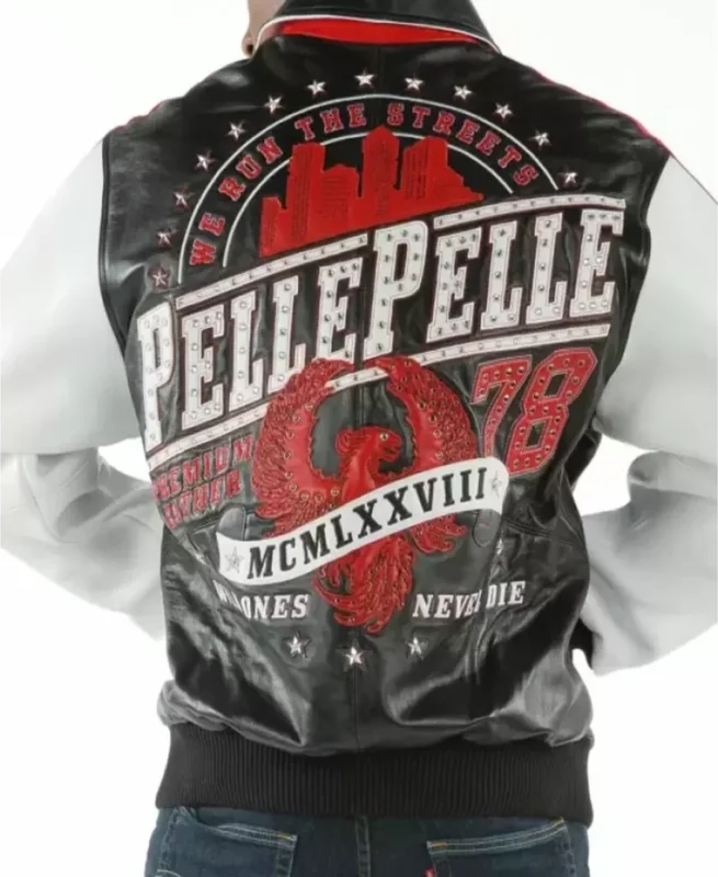 Shop Pelle Pelle 78 Studded Black Leather Jacket For Men And Women On Sale - Jacket Boutique