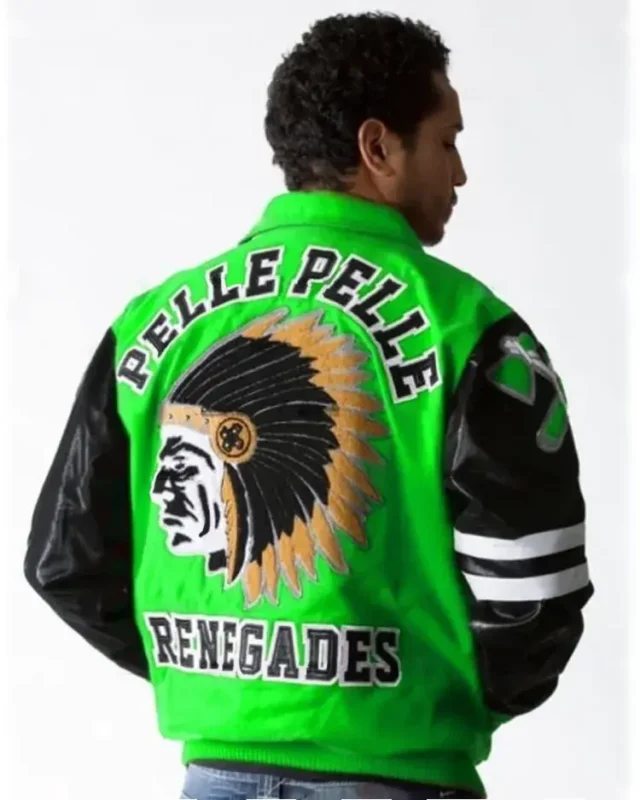 Shop Pelle Pelle Chief Keef Renegades Green Jacket For Men And Women On Sale - Jacket Boutique